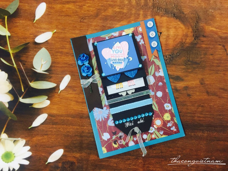 Thiệp kéo Love mẫu 2
